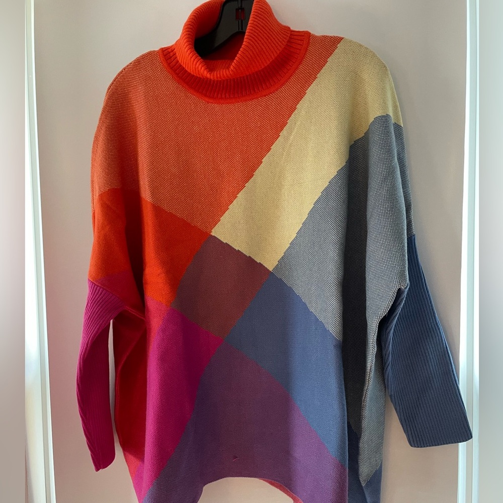 Women’s Funky Colorful Long-sleeve Sweater